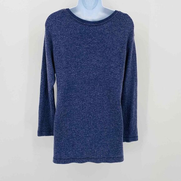 Junk Food Sweatshirt‎ Womens Small Blue Love You a Brunch Hacci Soft Cozy Fleece - Picture 3 of 5